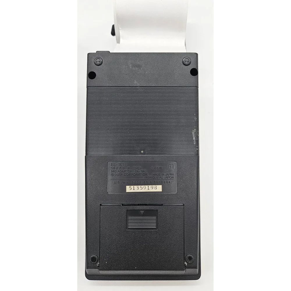 Vintage Sharp EL-1611‎ C Hand Held Print Display Calculator 10-Digit Printer